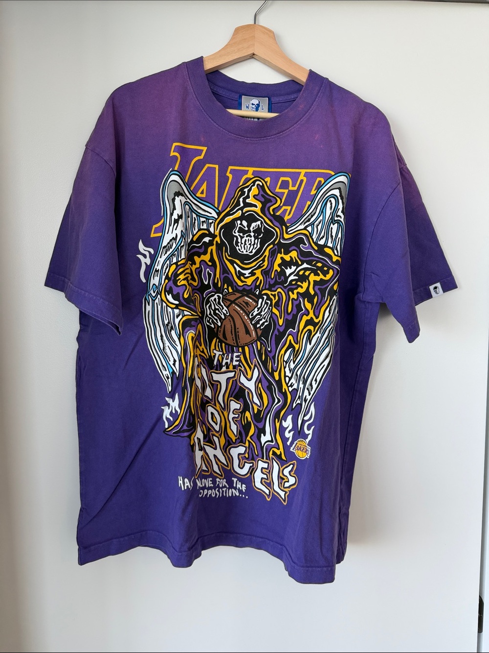 Los Angeles Lakers Purple Graphic Short Sleeve Tee